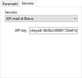 Plug-in screenshot 5/C: Invio formazione |
          Invio e-mail (servizio API mail Brevo)